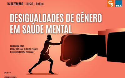 CONFERENCE: GENDER INEQUALITIES IN MENTAL HEALTH | DECEMBER 16 | 18:30 | AUDITORIUM 1 AND ONLINE