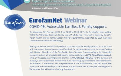 WEBINAR: COVID-19, Vulnerable families and Family support