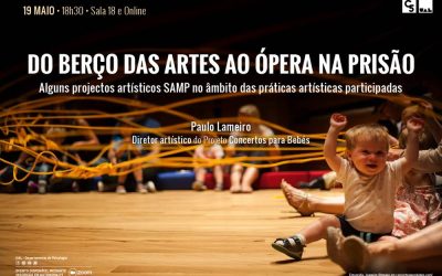 CONFERÊNCIA: DO BERÇO DAS ARTES AO ÓPERA NA PRISÃO | 19 DE MAIO | 18H30 | SALA 18 E ONLINE
